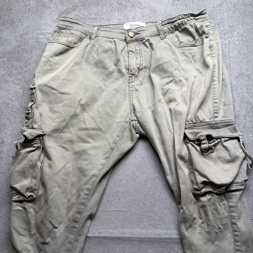 Profound Aesthetic Men's Khaki‎ Cargo pants 38
